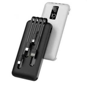 Power Banks 4 Câbles De Charge Intégrés - 10000mAh