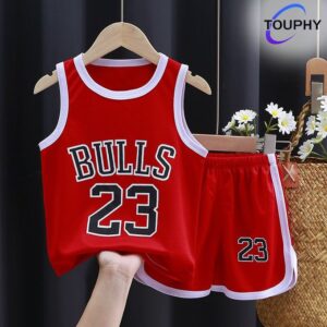 Ensemble Combinaison De Shorts à Manches Courtes Enfants - Rouge