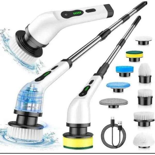 Brosse De Nettoyage électrique Sans Fil 9 En 1 Rechargeable