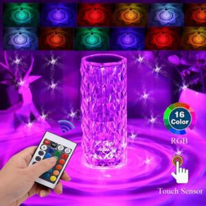 Lampe Cristal LED RGB – Ambiance Luxueuse et Moderne