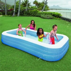 Piscine gonflable de luxe pour enfant et famille – 175 x 51 x 262 cm