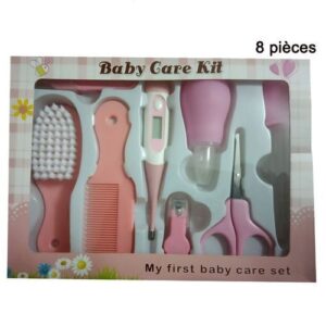 Kit De (Ciseaux, Brosse, Thermomètre, Coupe-ongle, Etc) Pour Soin Bébé