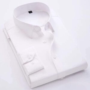 Chemise doux et léger 100% coton – Blanc