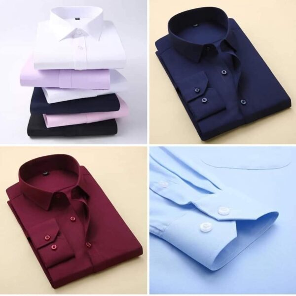 Chemise doux et léger 100% coton – Violet – Image 2