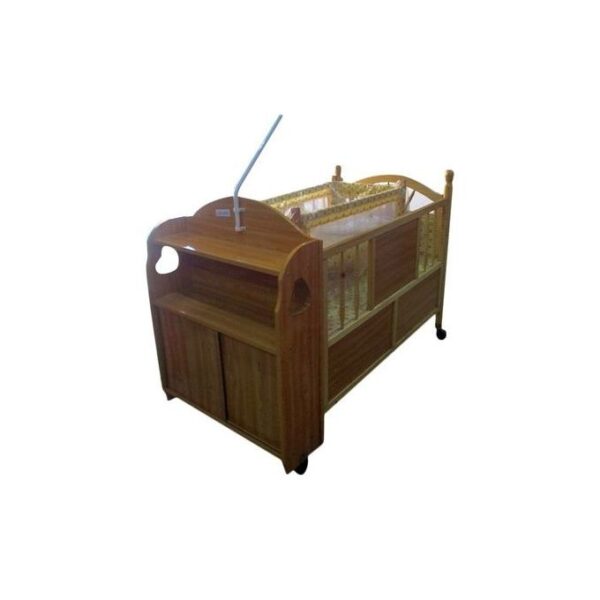 Berceau Bébé -Tiroir + Commode – Bois – Image 3