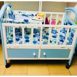 Berceau + Siège Multifonction Pour Bébé - Bleu