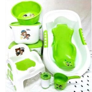 Kit De Baignoire Pour Bébé 11pcs – Vert