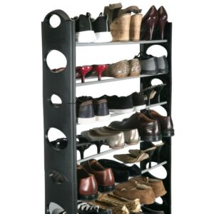 Étagère De 30 Paires de Chaussures Empilable - 10 Niveaux