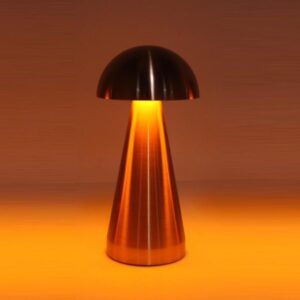 Lampe De Table Arrondi, Rechargeable Avec Lumière Douce