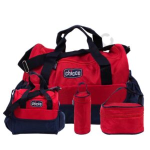 Sac à Langer Chicco 5 Pièces- Rouge