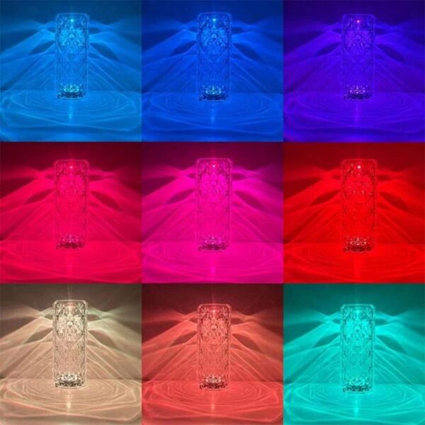 Lampe Cristal LED RGB – Ambiance Luxueuse et Moderne – Image 4
