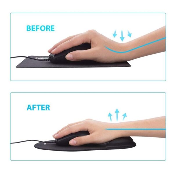 Tapis Souris Gel Avec Repose Poignet En Latex – Image 3