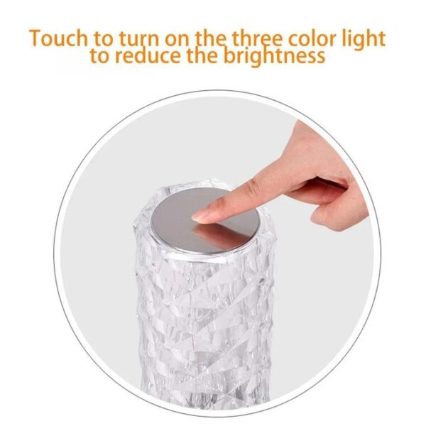Lampe Cristal LED RGB – Ambiance Luxueuse et Moderne – Image 3