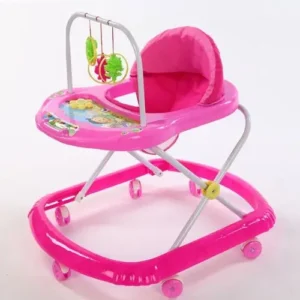 Marche Bébé Avec Jeux Musicale Motif Nœud - Rose