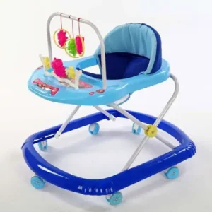 Marche Bébé Avec Jeux Musicale Motif Nœud - Bleu