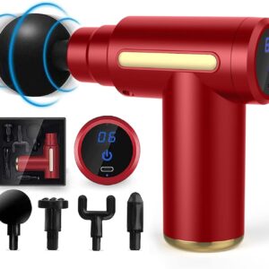 Pistolet de massage des tissus profonds à 4 têtes de massage
