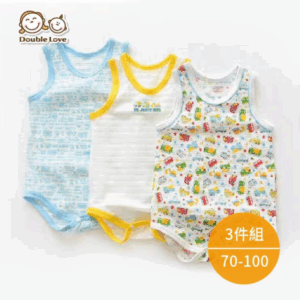 Combi-short Candy sans manches en maille – Ensemble de 3 pièces