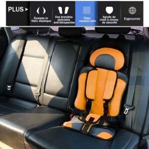 Siège De Sécurité Réglable Pour Bébé - Orange