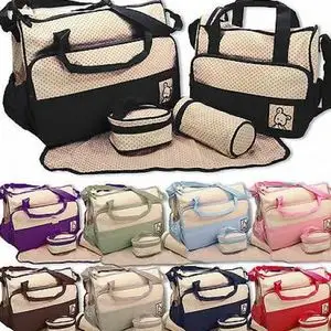 Sac à Langer 5 en 1 avec doublure en polyester