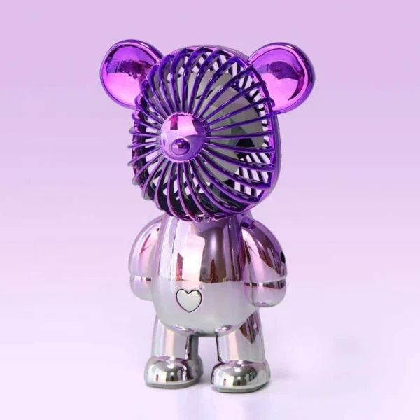 Mini Ventilateur En Forme D'Ours Multicoloré – Image 2
