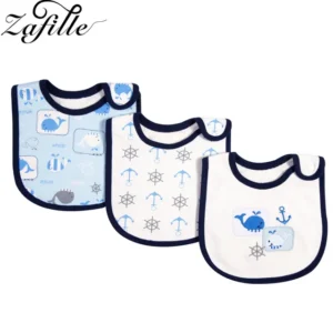 Lot de 03 Bavoirs En Coton Pour Bébé – Motifs variables