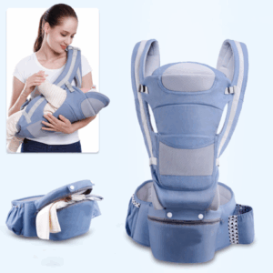 Super Porte bébé/Kangourou – Bleu