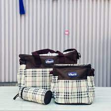 Sac à Langer Chicco 3 Pièces- Marron
