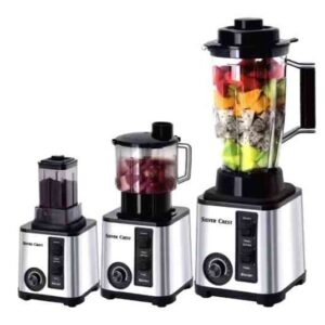 Blender Silver Crest 6 en 1, en acier inoxydable multifonction, 8000W, 3L