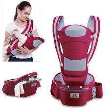 Super Porte bébé/Kangourou – Rouge Bordeaux