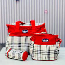 Sac à Langer Chicco 3 Pièces- Rouge