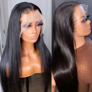 HAIR WIG NATURAL SS - 13*4 LACE FRONT WIG 180% (Longueur 20")