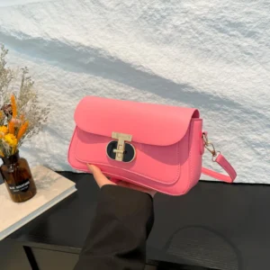 2025 Trendy Square Bag-Sac à bandoulière unique et polyvalent pour femme - Rose